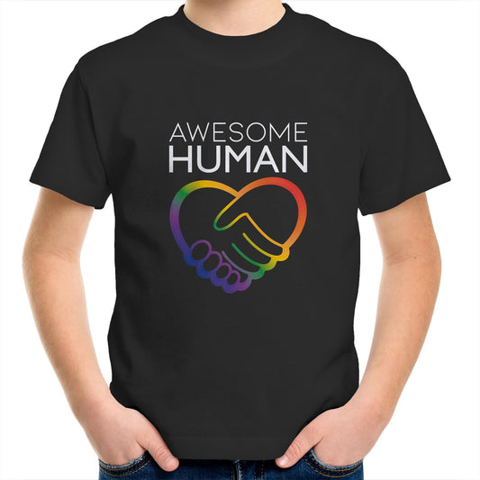 Awesome Human Kids T-shirt #4